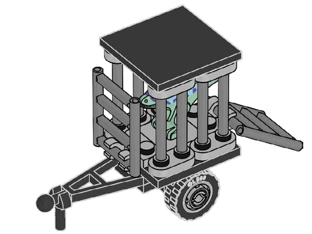 Raptor with Transport Cage полібег