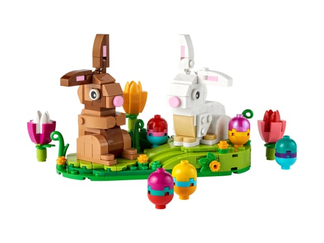 Easter Rabbits Display