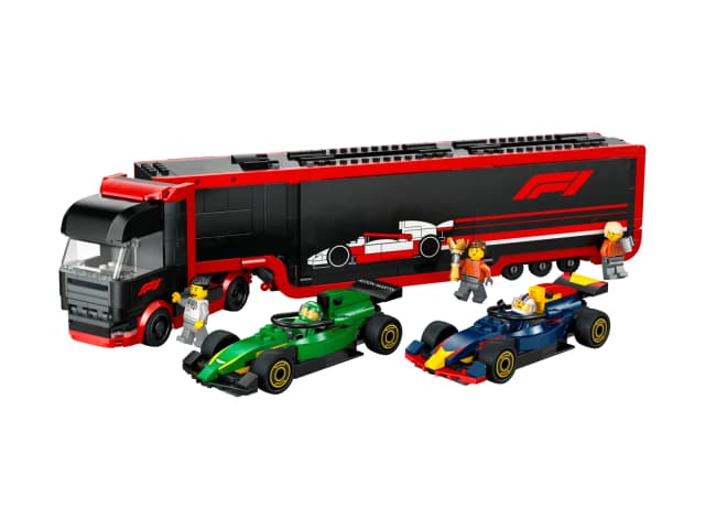 Вантажівка F1® з автомобілями RB20 та AMR24