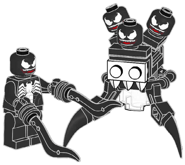 Мініфігурка конструктор LEGO Marvel Spiderman Venom полібег