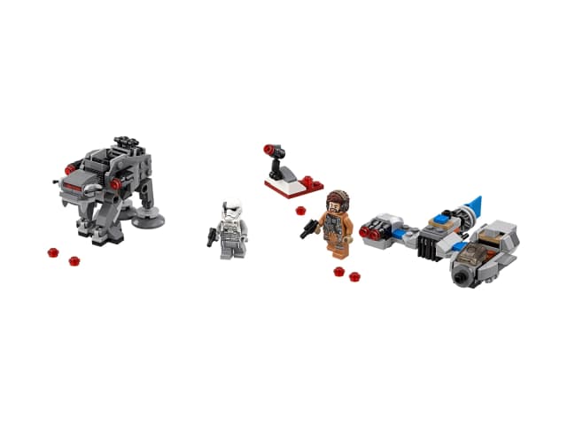 Ski Speeder™ vs. First Order Walker™ Microfighters (Мікровинищувачі: летючий мотоцикл проти ходуна П