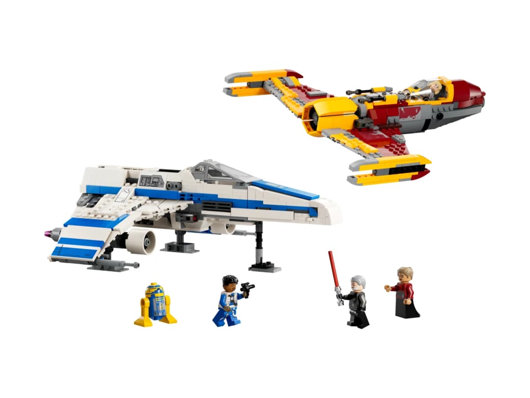 Винищувач Нової Республіки «E-Wing» проти Зоряного винищувача Шин Хаті — зображення 1 з 14
