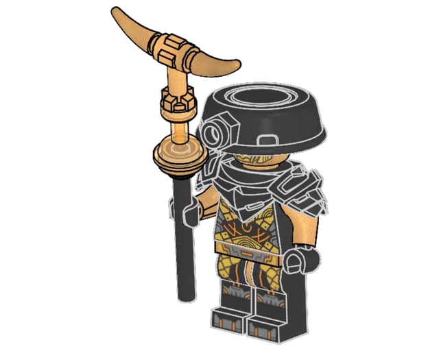 Фігурка Imperium Guard Commander Paper Bag Ninjago njo0887