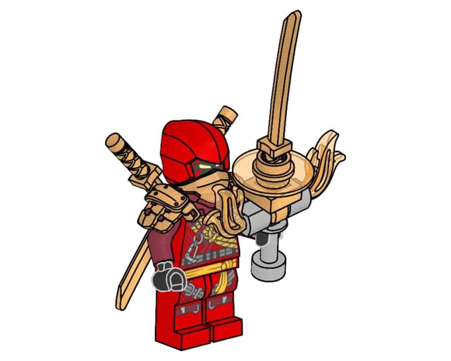 Фігурка Kai #2 Paper Bag Ninjago njo0870