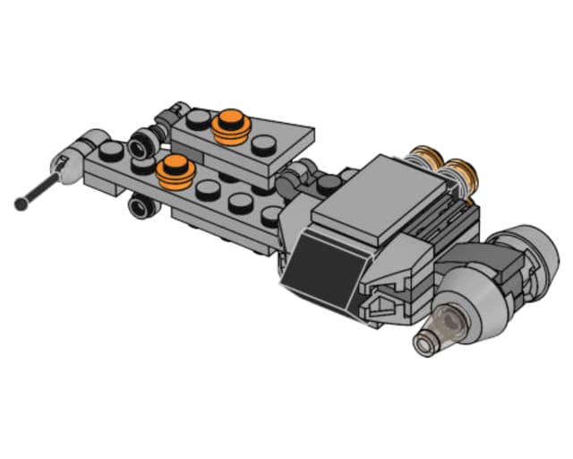 B-Wing — полібег із зоряним винищувачем Альянсу
