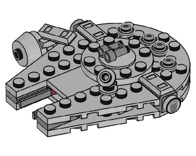 Millennium Falcon, мініфігурка Лего Зоряні війни Тисячолітній сокіл , полібег