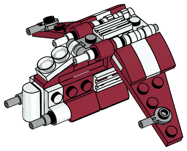Republic Gunship Paper Bag Star Wars L0002236