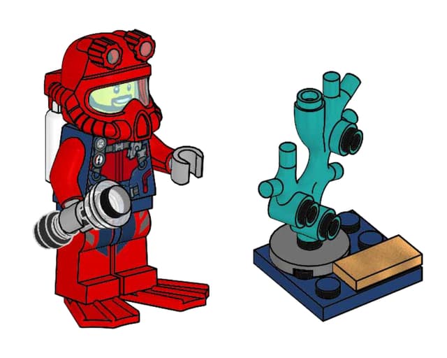 з мініфігуркою LEGO CITY Explorer , полібег