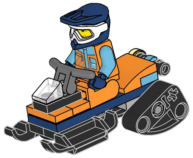 Explorer with Snowmobile City cty1938 Новий