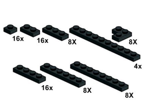 Black Plates 1 x n