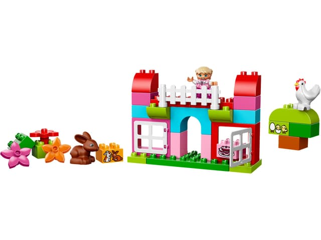 Універсальний набір LEGO® DUPLO® «Весела рожева коробка»