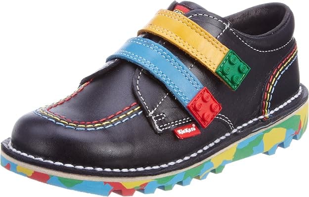 Kickers Kids Kick Lo LEGO Classic Shoe - Black