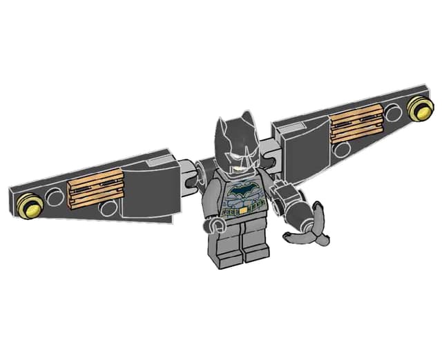 Фігурка Lego Super Heroes DC Batman with Wings foil pack 1шт