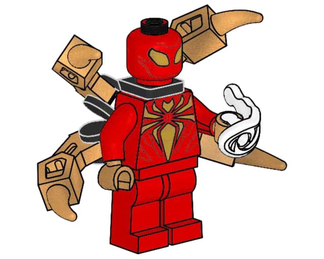 Фігурка Lego Super Heroes Marvel Iron Spider foil pack 1шт