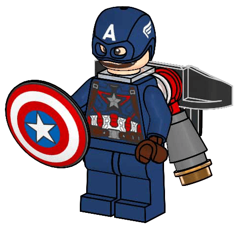 Фігурка Captain America Paper Bag Marvel