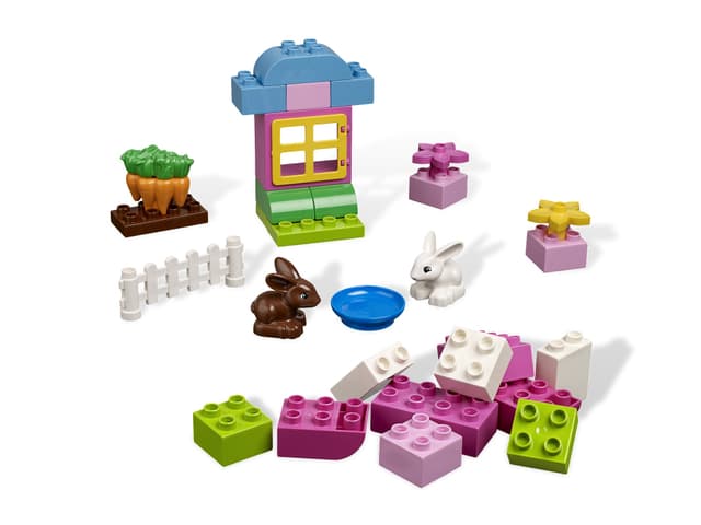 Рожева коробка з кубиками  LEGO® DUPLO®