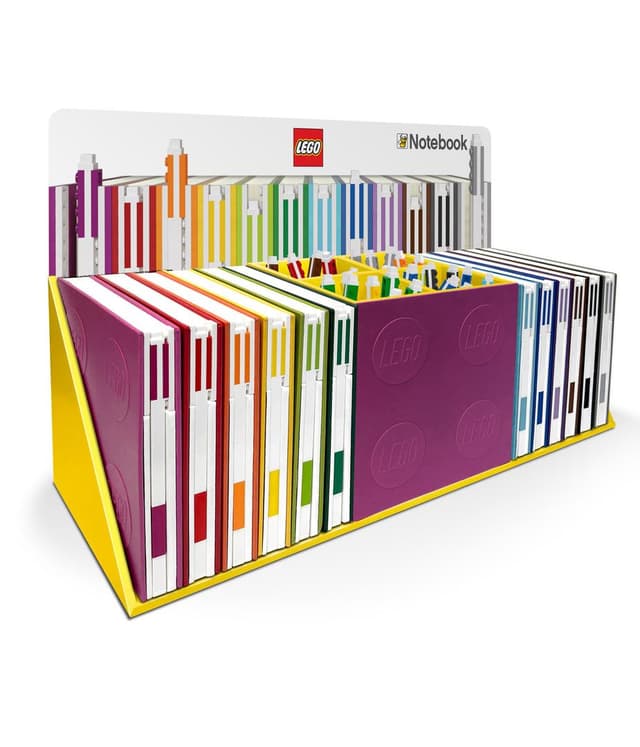 Locking Notebook with Gel Pen Display