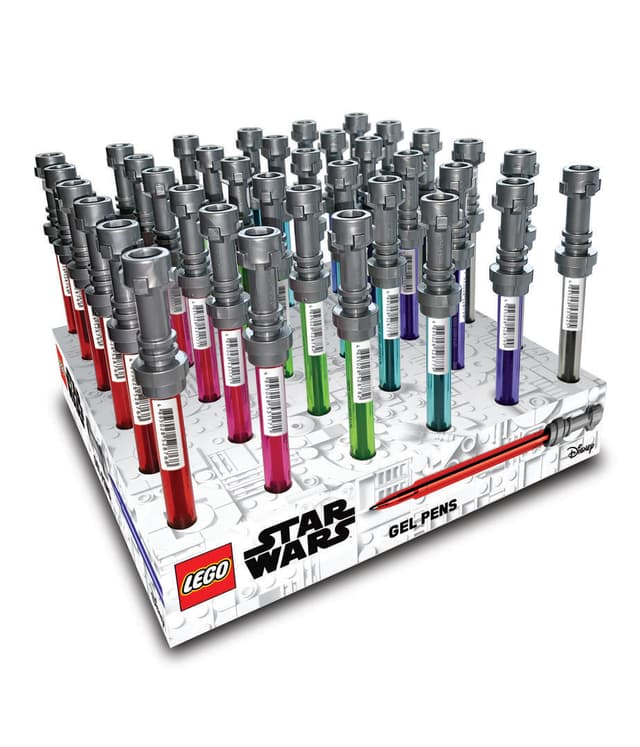 Lightsaber Gel Pen Display