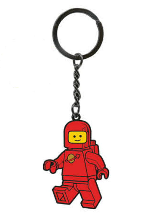 Spaceman Keychain Red