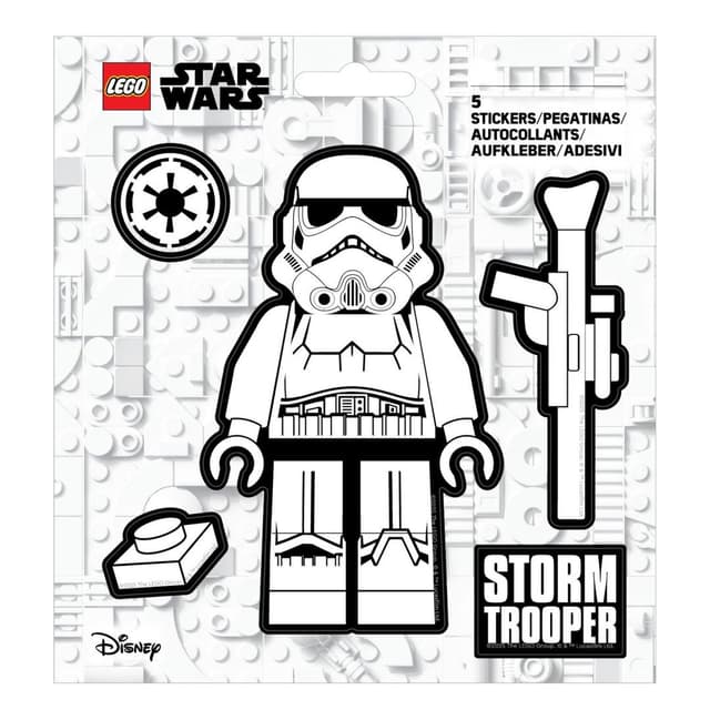 Star Wars Stormtrooper Black and White Stickers