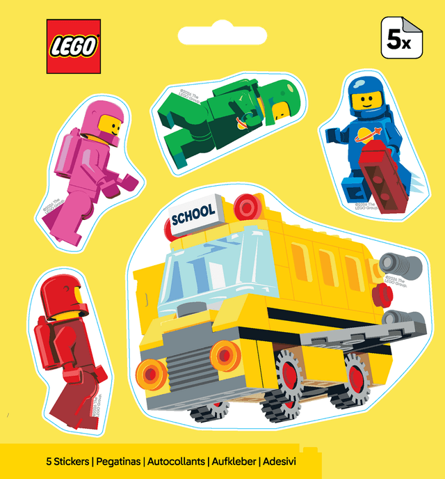 Space Bus Stickers