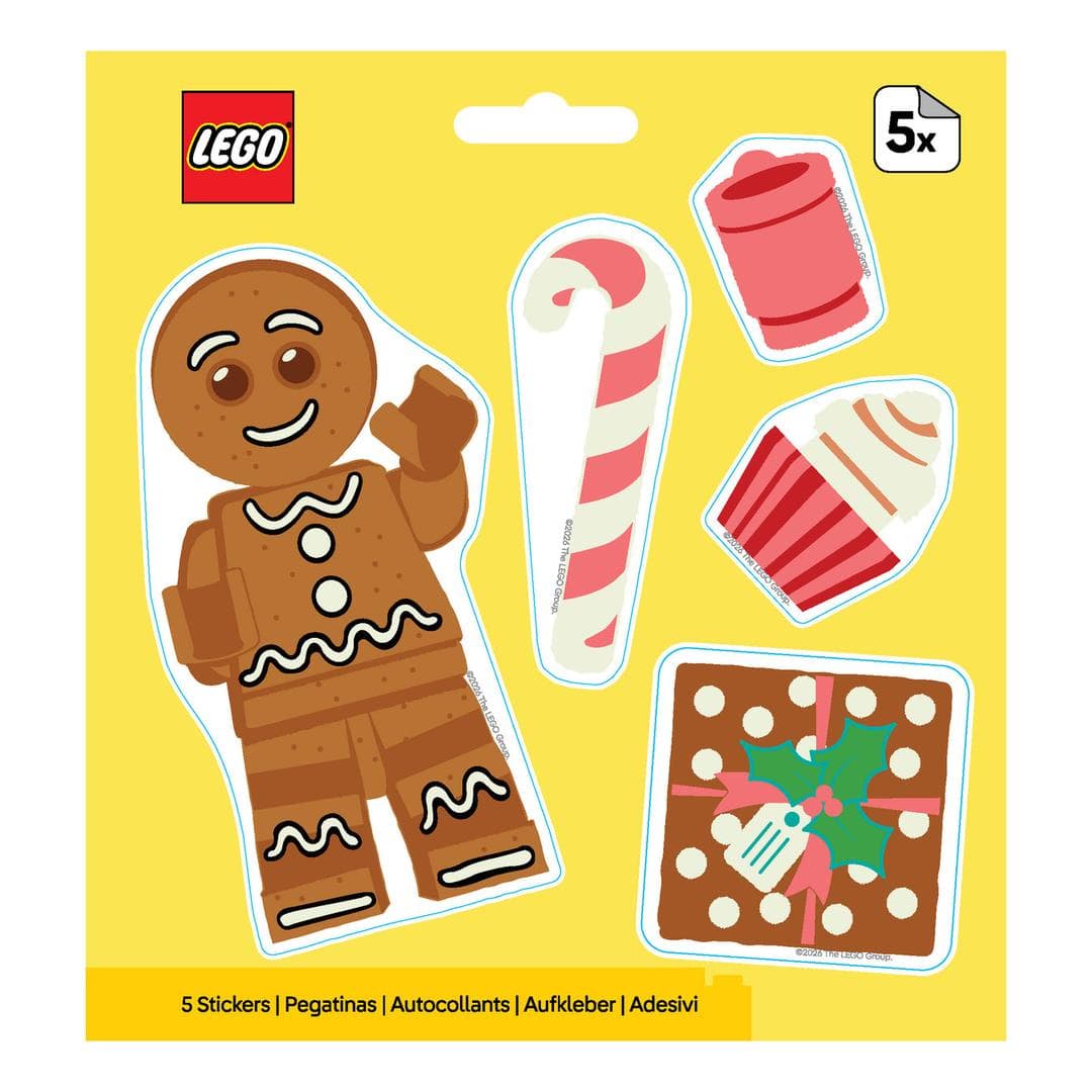 Holiday Gingerbread Man Stickers