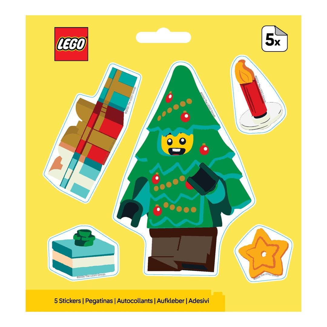 Holiday Tree Boy Stickers