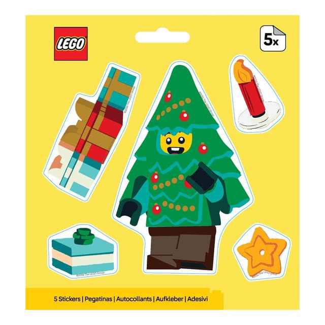 Holiday Tree Boy Stickers