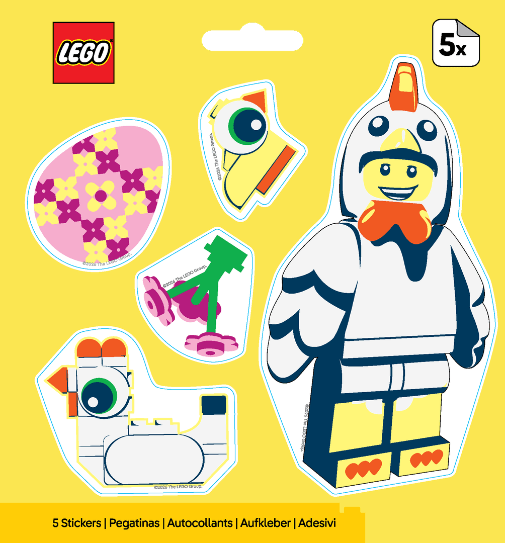 Easter Chicken Suit Guy Stickers