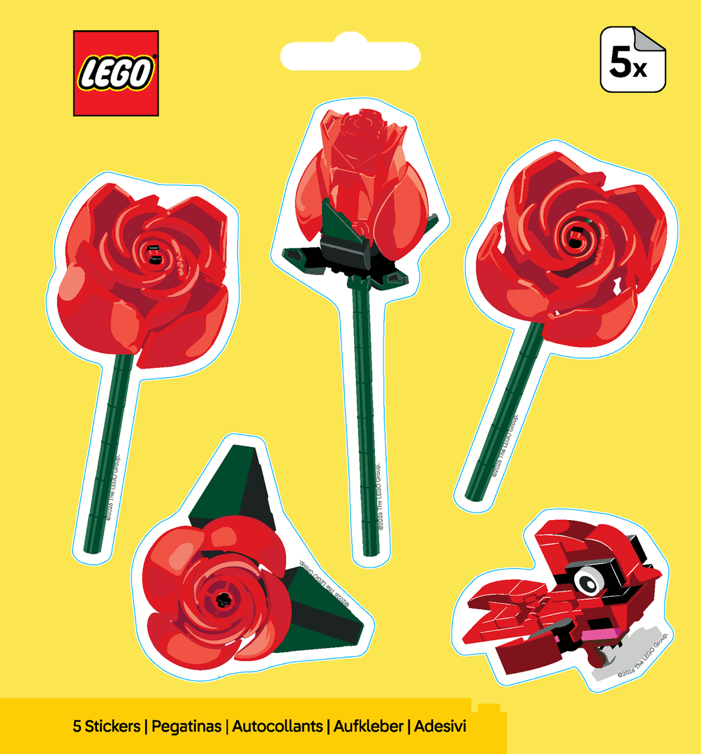 Botanicals Rose Stickers