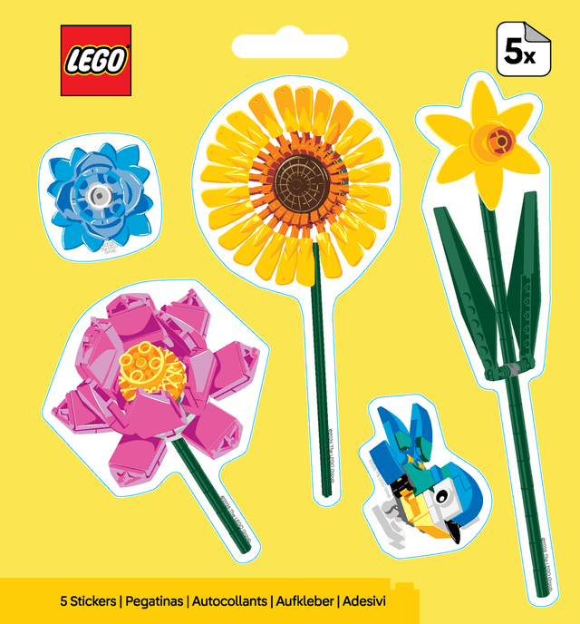 Botanicals Bird Bouquet Stickers