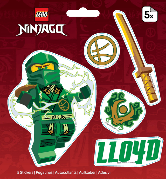 Ninjago Lloyd Stickers