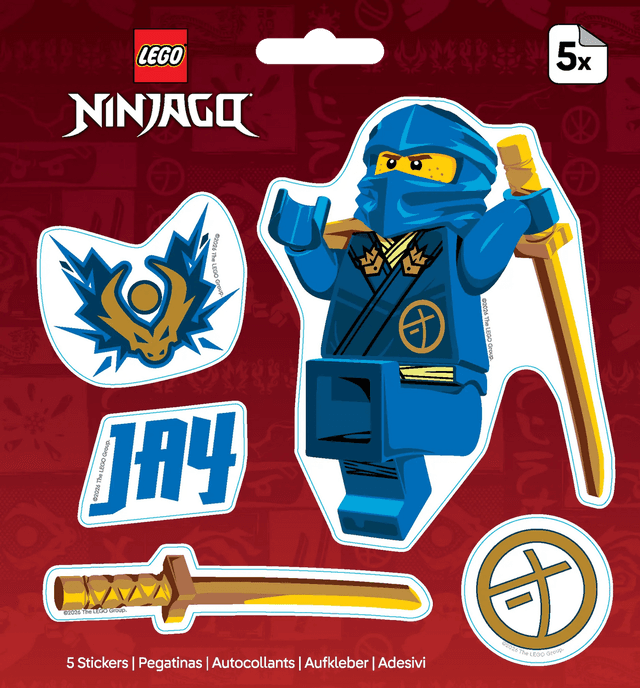Ninjago Jay Stickers
