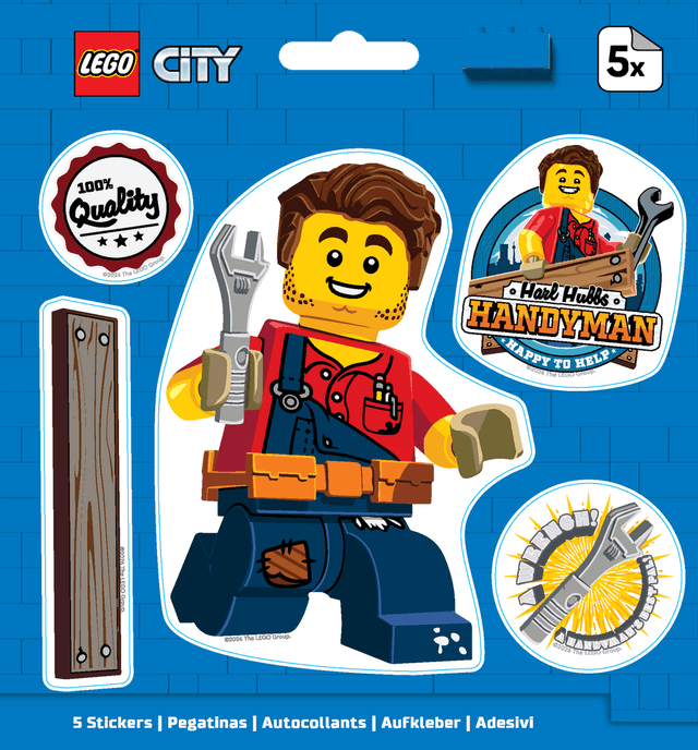 City Harl Hubbs Stickers