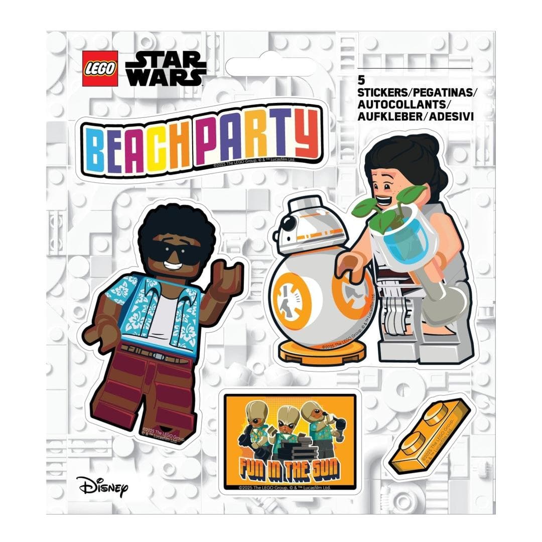 Star Wars Beach Party Stickers
