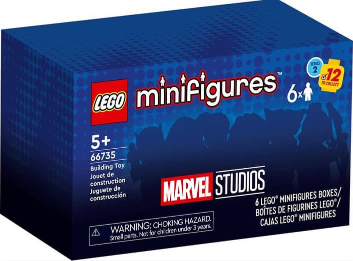 Мініфігурки LEGO® Marvel — Серія 2. Шість пакунків