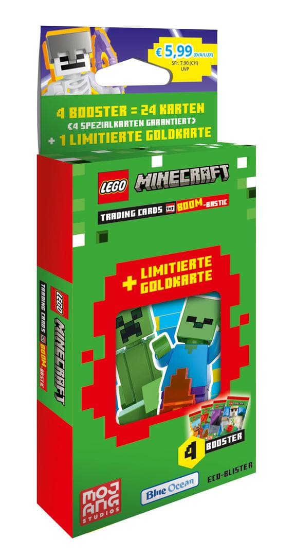 Minecraft Trading Cards Series 2: Boom-Bastic - Eco-Blister (German Version)