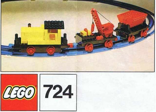 Diesel Locomotive with Crane and Tipper Wagon