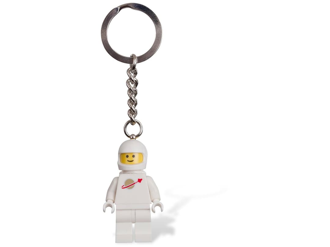 White Spaceman Key Chain