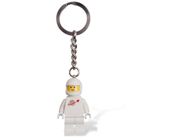 White Spaceman Key Chain