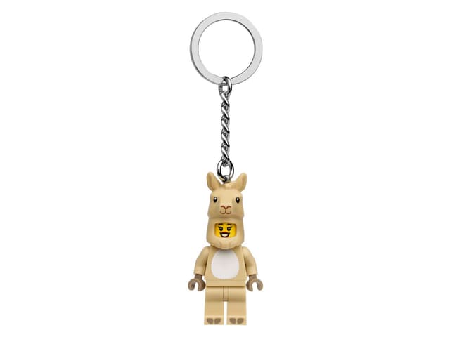 Llama Girl Key Chain