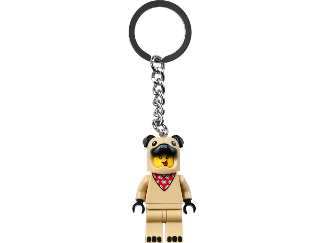 French Bulldog Guy Key Chain
