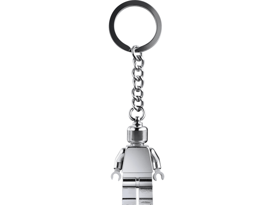 Silver Minifigure Keychain