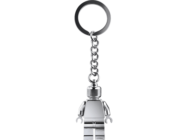 Silver Minifigure Keychain