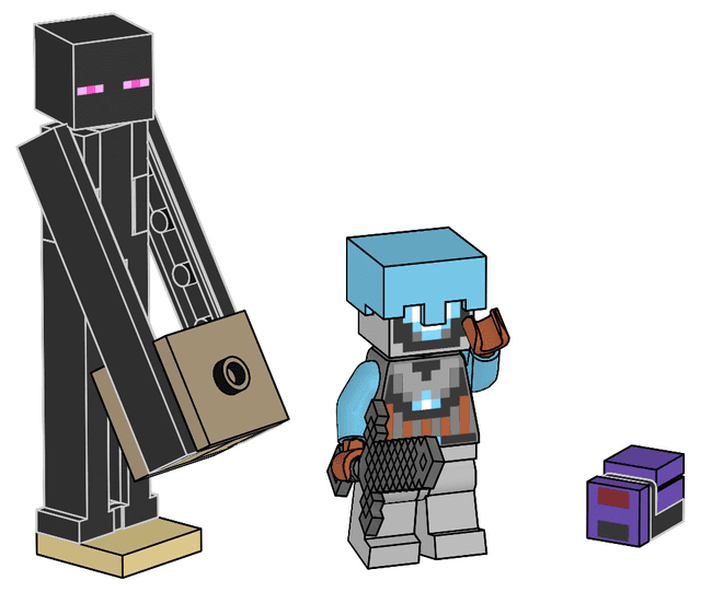 Space Sentinel, Enderman and Endermite