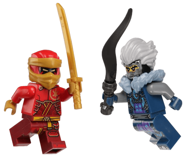 Mech Kai vs. Cinder Metal Box Ninjago njo0861 njo0890