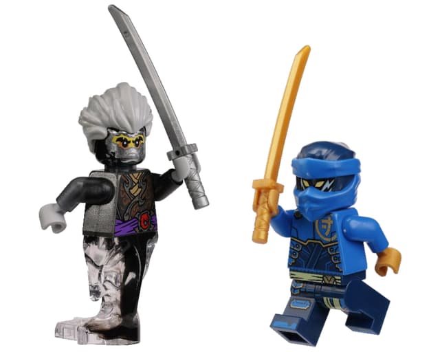 Jay vs. Cinder Metal Box Ninjago