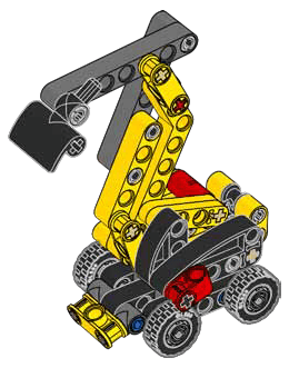 Wheeled Excavator , полібег