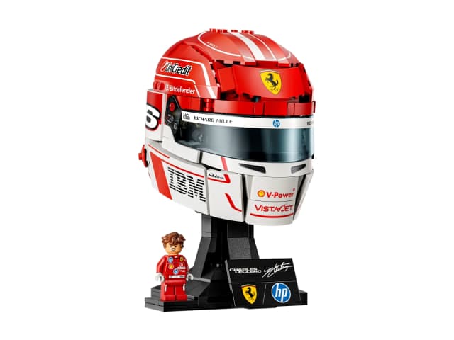 Шолом Шарля Леклера з команди Scuderia Ferrari HP