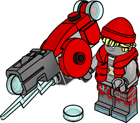 з мініфігуркою LEGO DREAMZzz Cooper with Giga-Shooter , полібег